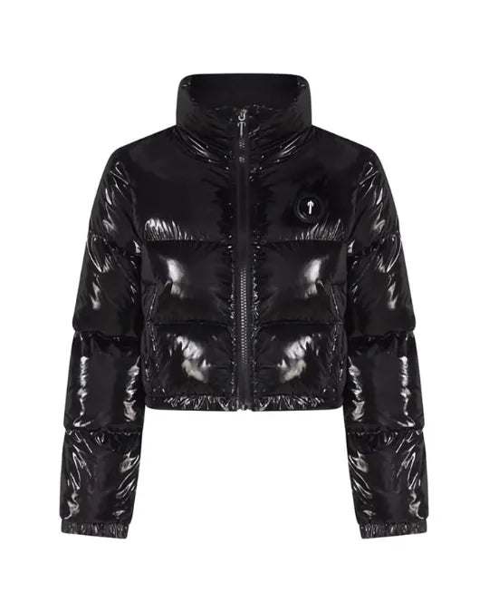 TRAPSTAR WOMEN’S IRONGATE PUFFER JACKET SHINY BLACK